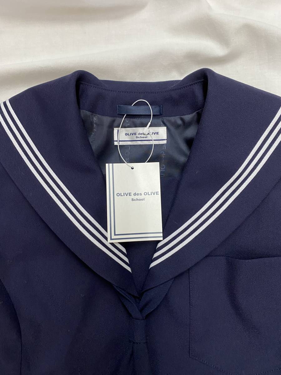 オリーブデオリーブ　OLIVE des OLIVE 高級　セーラー服　160A 新品　トンボ学生服　貴重_画像4