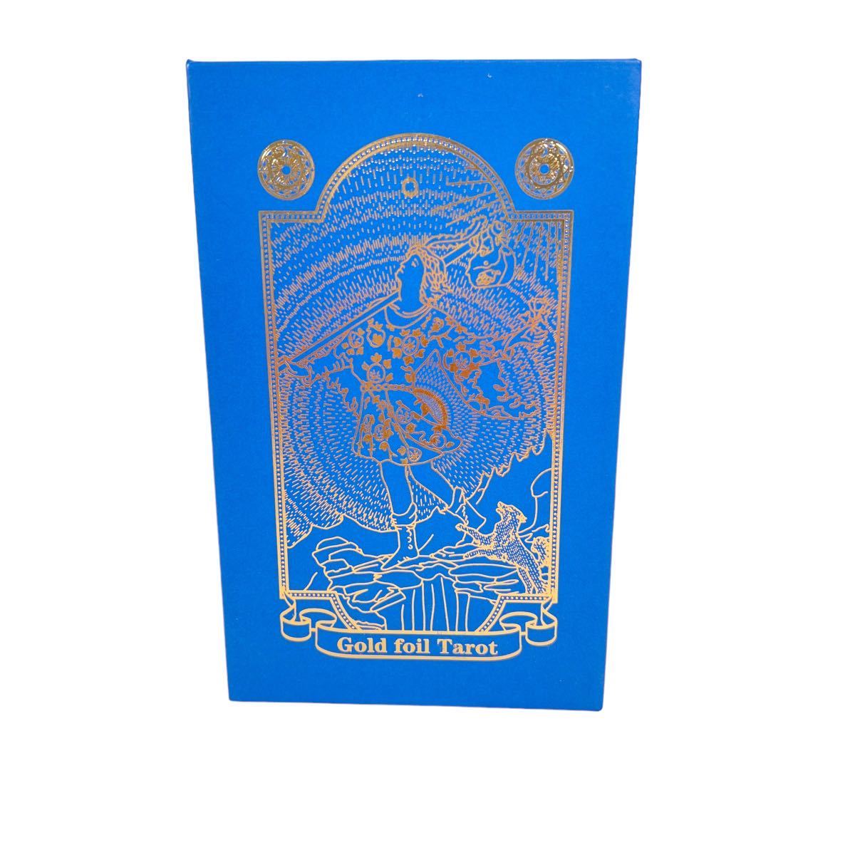 【1円スタート】【新品、未使用】Gold foil Tarot タロットカード 78枚 タロット ガイドブック付き 占い ２セット　まとめ売り_画像7