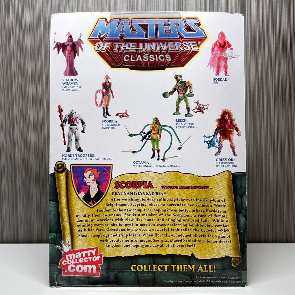 MASTERS OF THE UNIVERSE CLASSICS - SCORPIA / 検 ヒーマン MASTERS OF THE UNIVERSE CLASSICS - SCORPIA / 検 ヒーマン