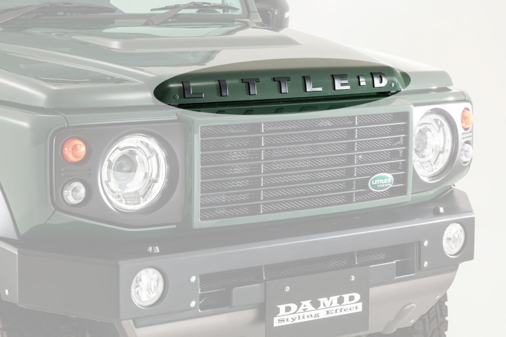 DAMD ダムド 【JIMNY SIERRA “little D.”】 little D. レターエンブレム シルバー ジムニーシエラ JB74W 個人宅不可 離島は要確認_画像1