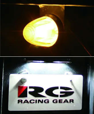 RG レーシングギア LEDバルブ BA15S 5500K 昼光色 ナンバー用 オプティ L300S L310S H4.1～H10.10_画像3