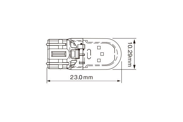 RG レーシングギア CSP LEDバルブ T10 6000K 白色光 ルームランプ(フロント)/ドア(フロント)用 プリウス ZVW30 H23.12～H25.6_画像2