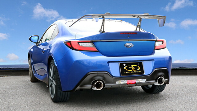 GANADOR マフラー Vertex Sports BRZ 3BA-ZD8 R3/7- FA24 6MT R/S リヤピース 左右出し ポリッシュ 個人宅不可 離島は要確認_画像2