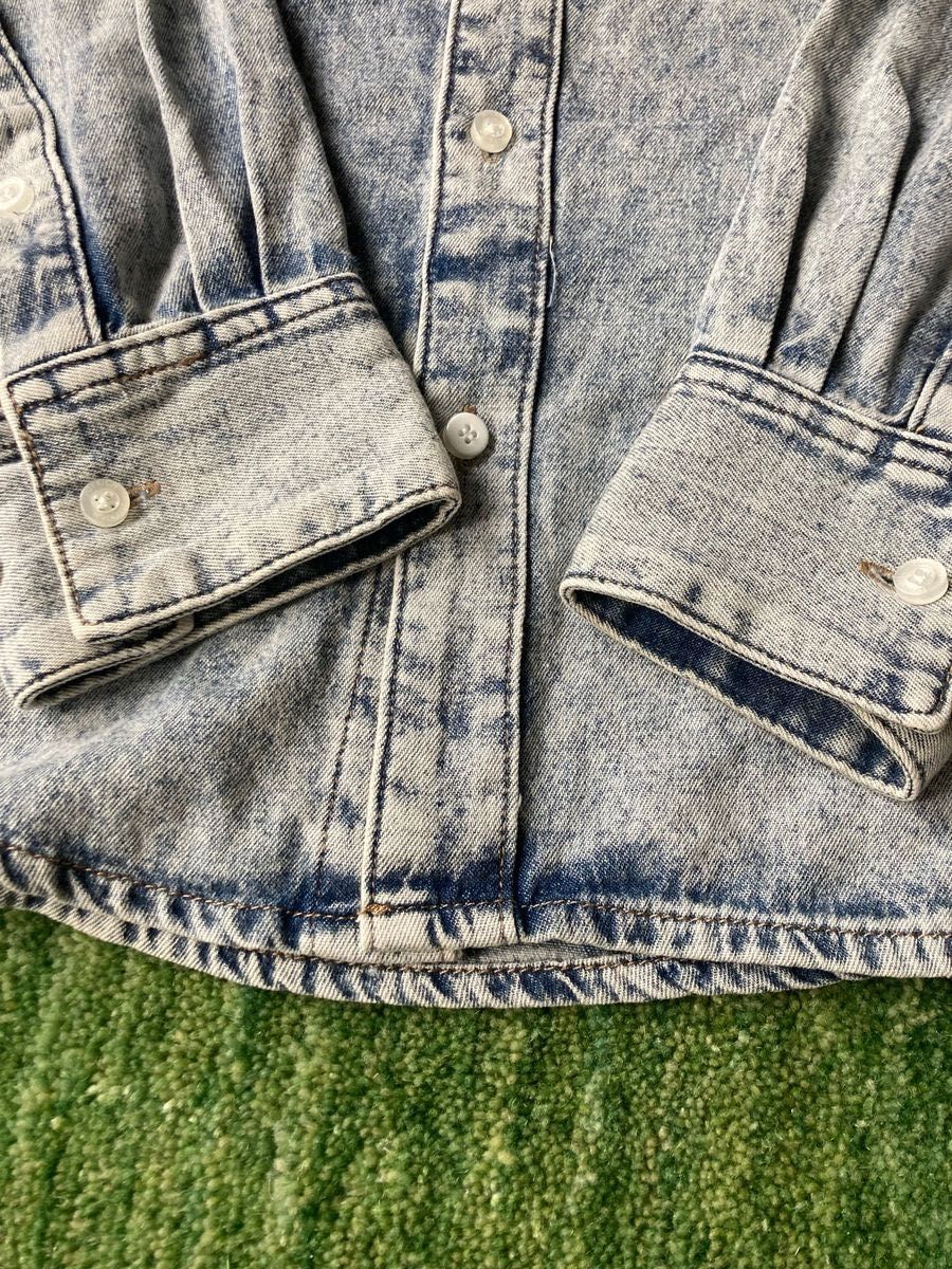 美品【即日発送】ジョイリッチ　Lサイズ　CHEIN WASH DENIM SHIRTS