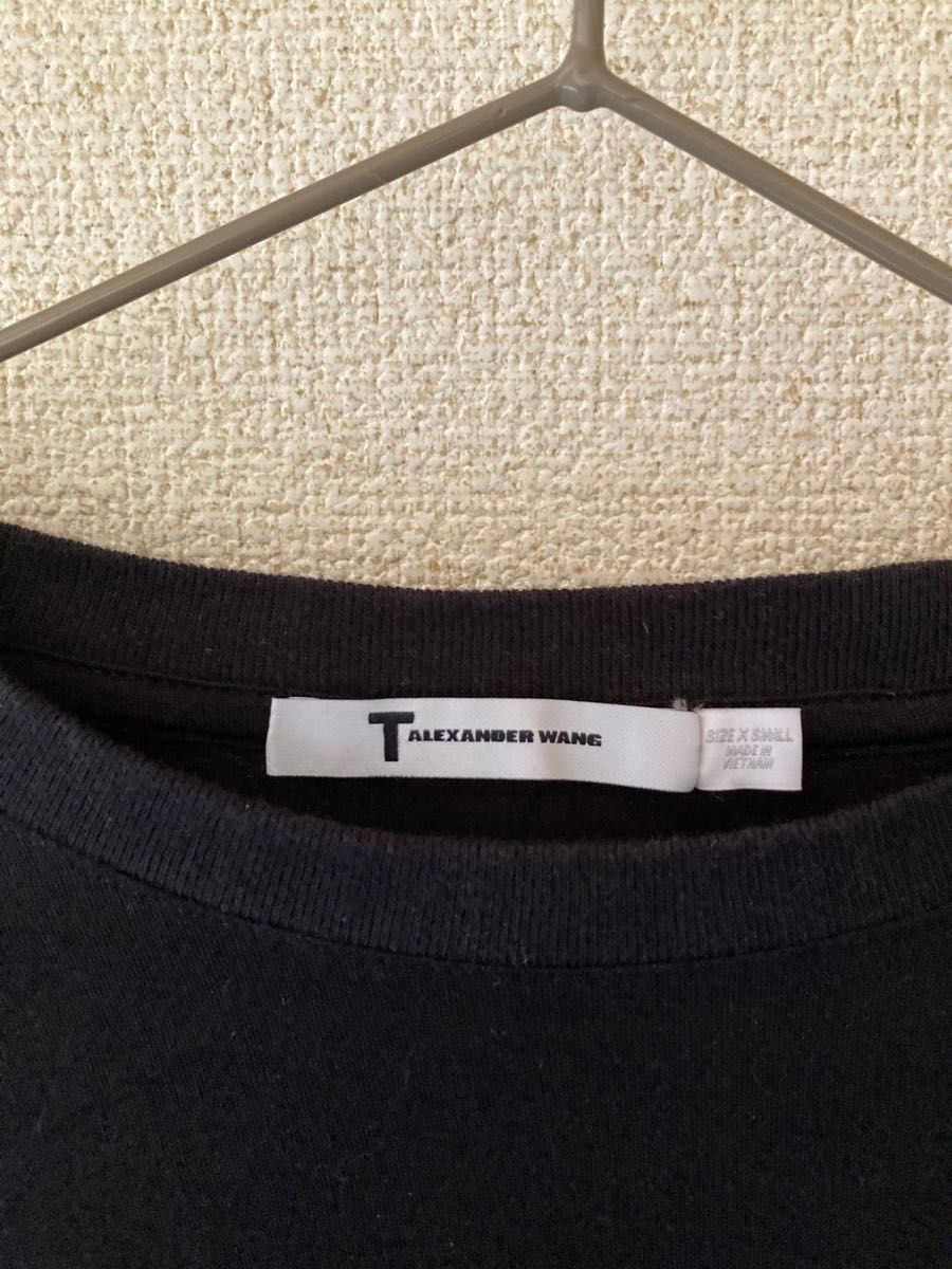 T ALEXANDER WANG ティーバイアレキサンダーワン Tシャツ ブラック