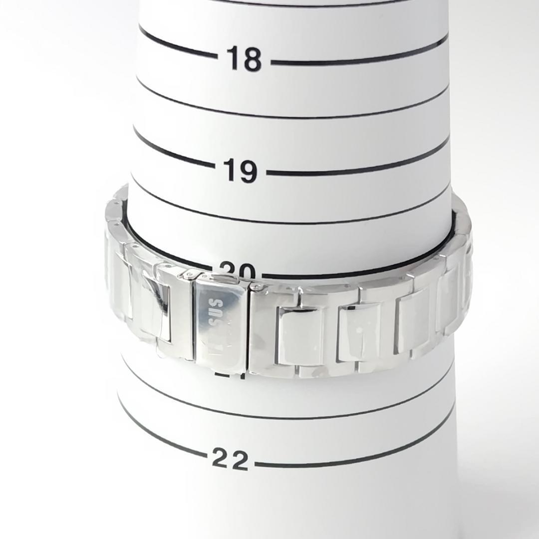 シルバー ダークグレー新品メンズ腕時計VERSUS VERSACEかっこいい３針カレンダー日付ヴェルサス・ヴェルサーチ男性ウォッチ箱付_画像7