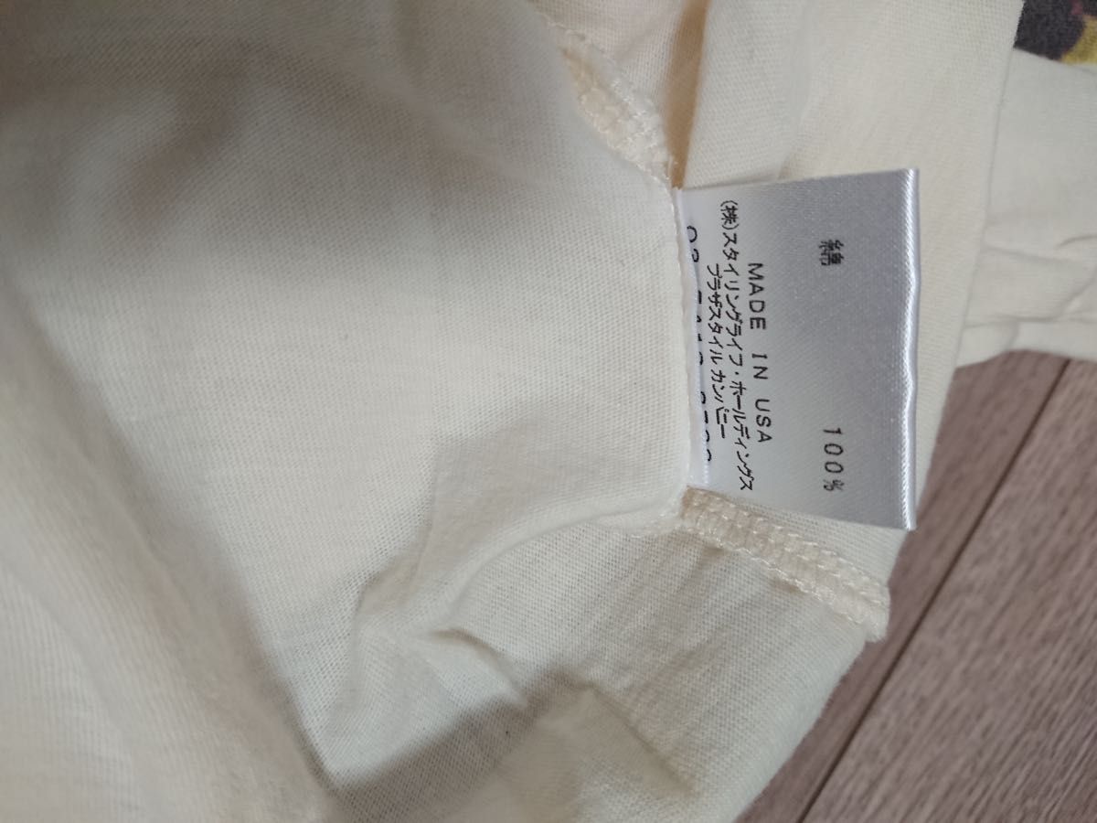 PALMERCASH パルマーキャッシュ インポートブランド レディース半袖Tシャツ アイボリー サイズS 未使用