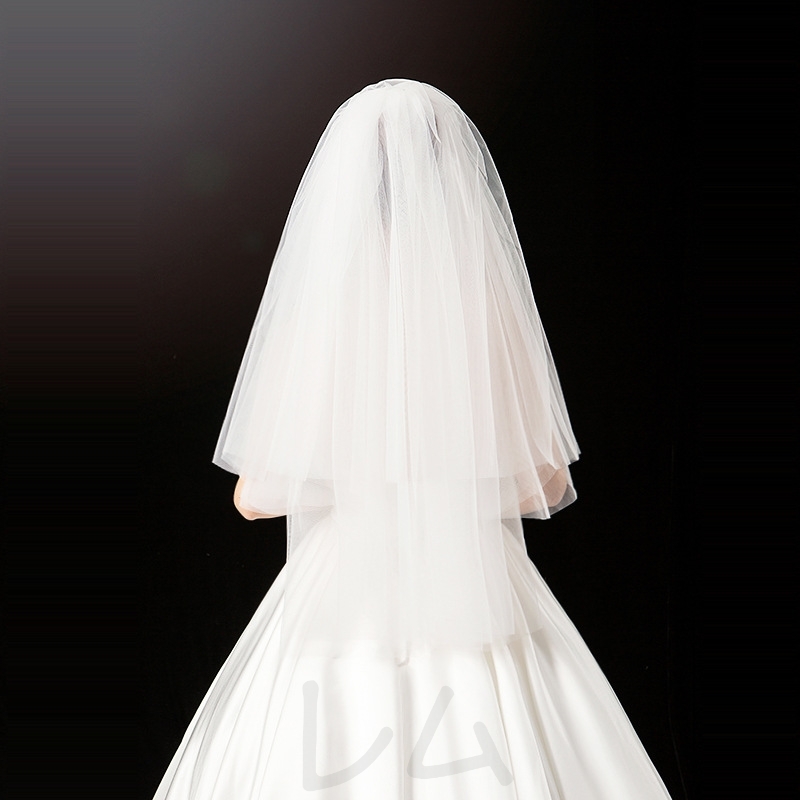 free shipping 2 layer type wedding veil Short veil wedding No.877 B