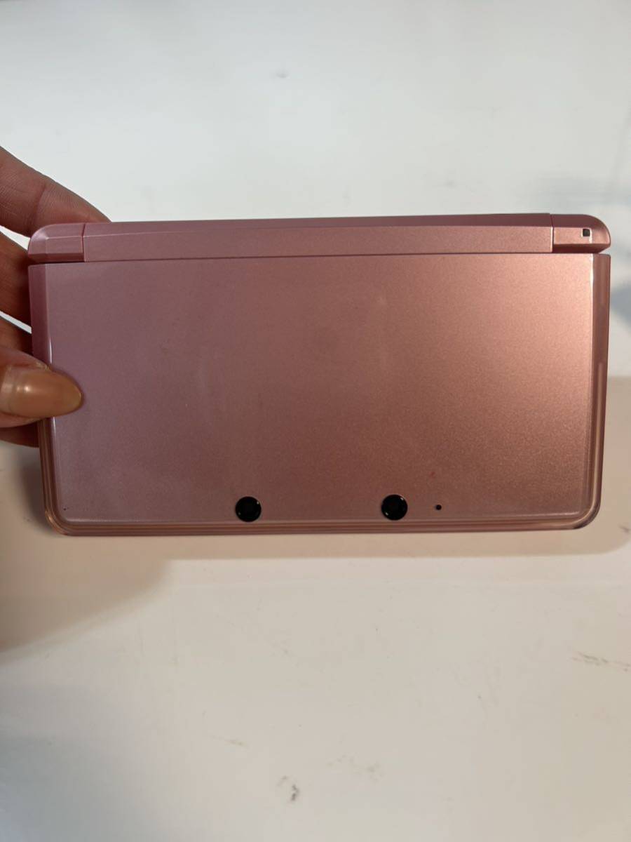 【#tn】【充電器付き】Nintendo 3DS ピンク ニンテンドー3DS 任天堂 ニンテンドー 749-0130-02-1-0169-0-3-0_画像1
