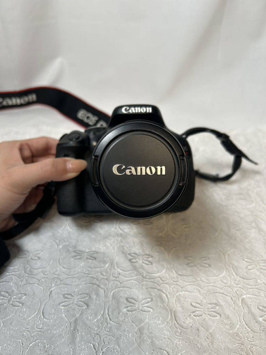 【#sk】Canon EOX kiss X5 DS126311 キャノンミラーレス一眼カメラ レンズキット 0203-03-1-0262-0-3-4_画像2