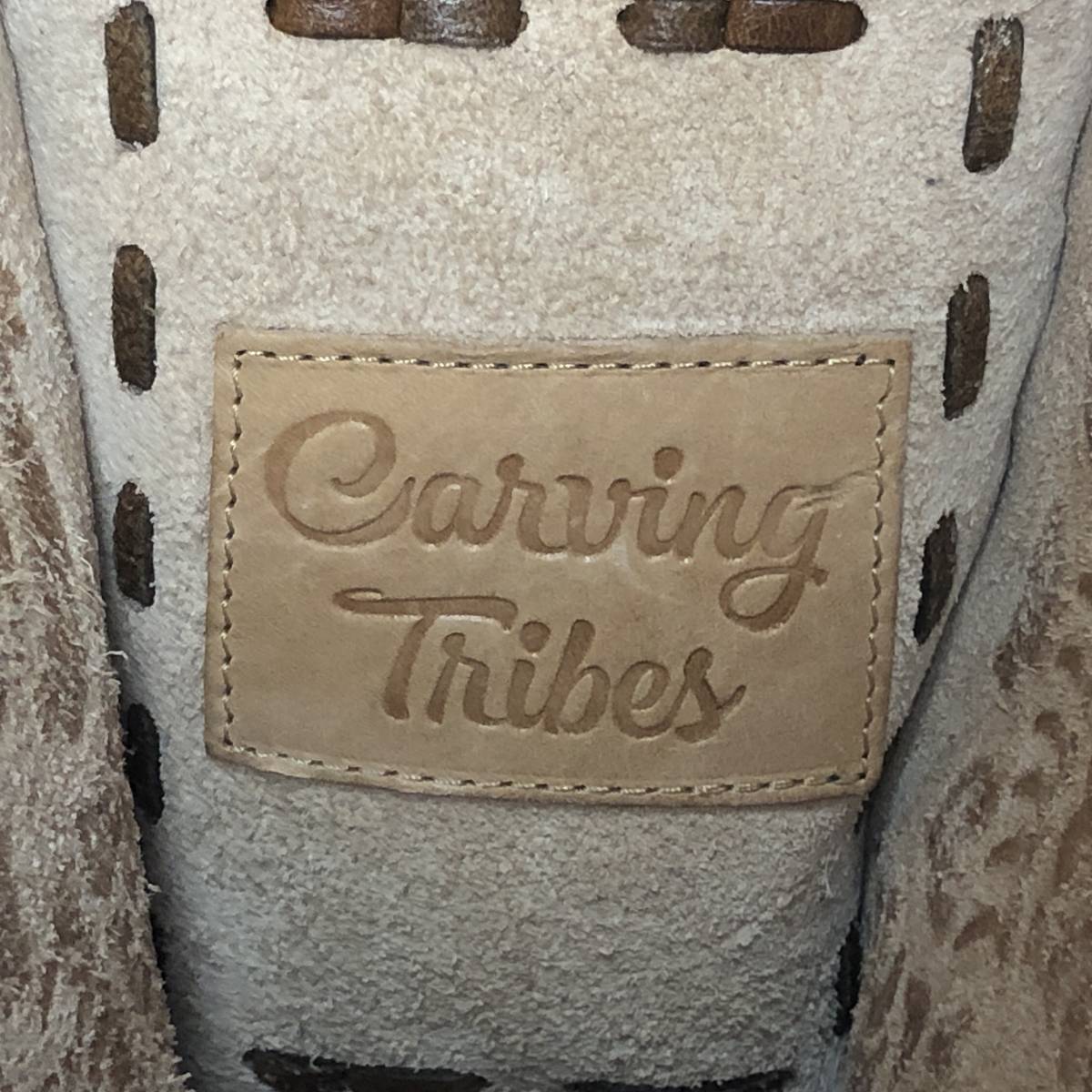 美品★Carving Tribes★カービングトライブス ハンドバッグ レディース マエストラS 革製 レザー トートバッグ 茶色 ブラウン B062