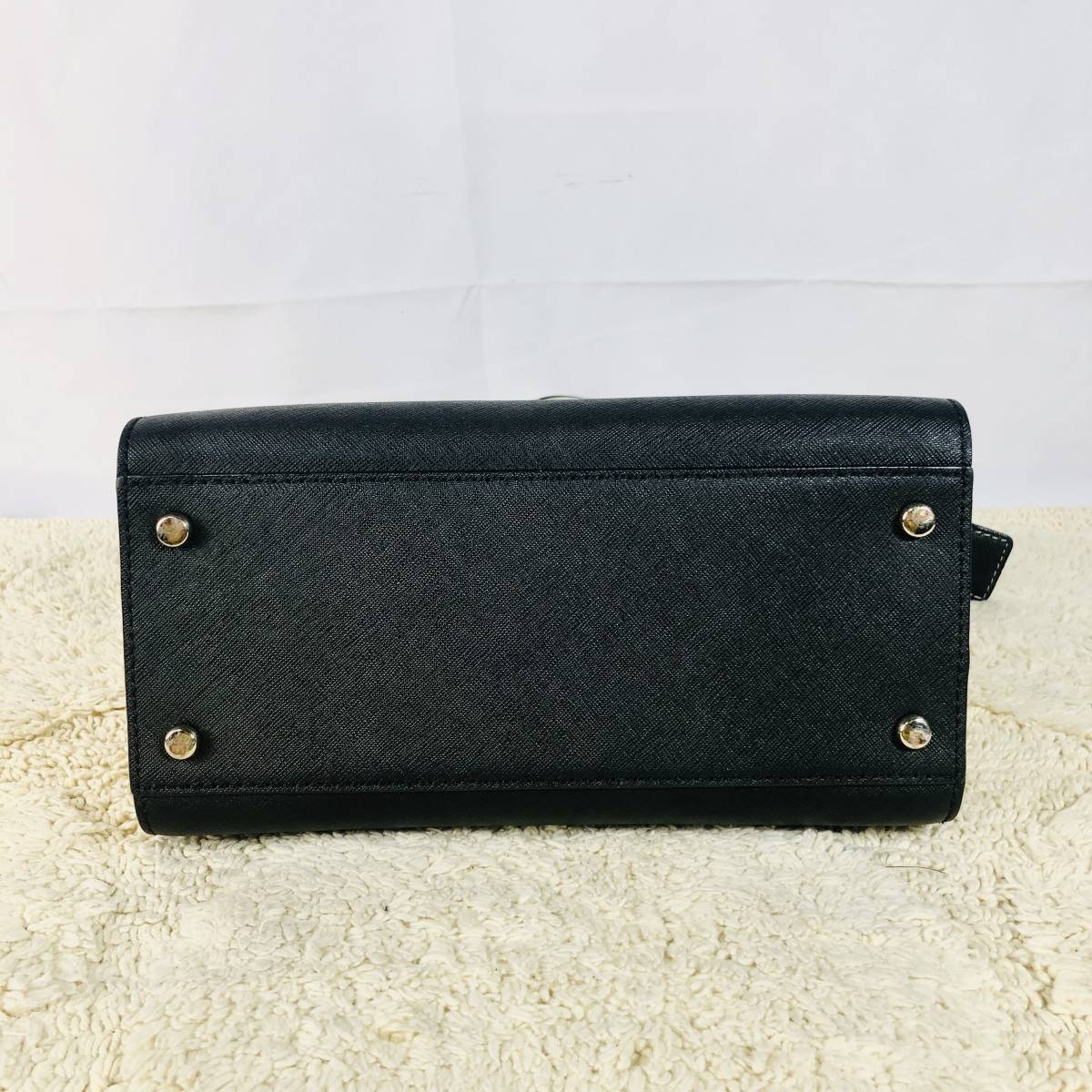 【訳あり】美品★Kate spade NEWYORK★ケイトスペードニューヨーク ハンドバッグ 黒 バイカラー レディース ショルダーバッグ 2WAY B063_画像4