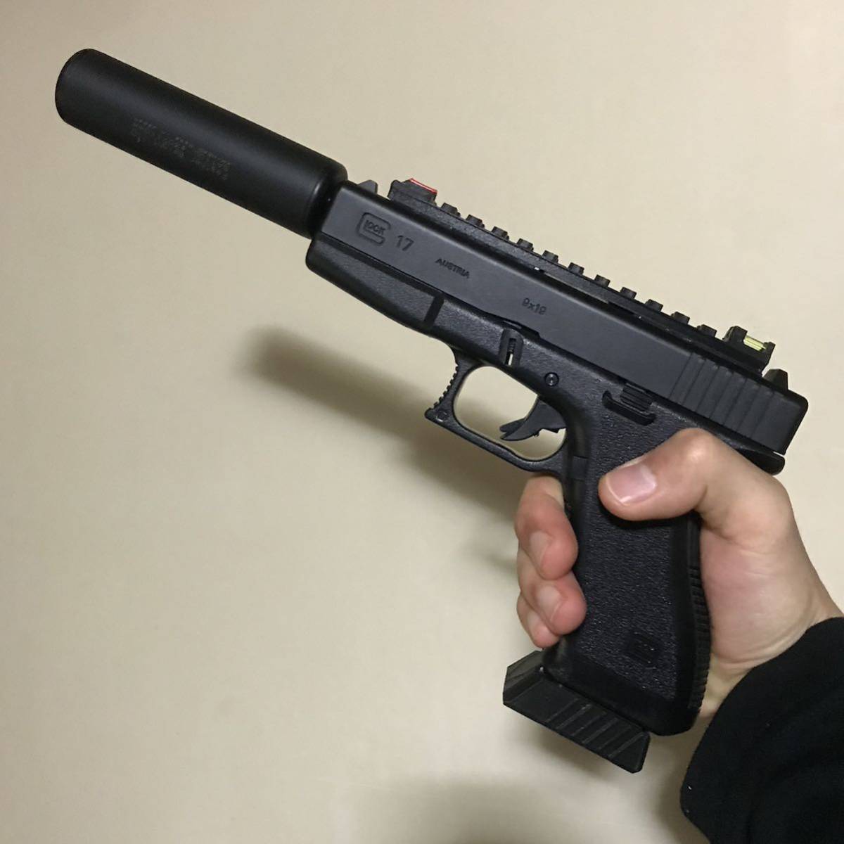 エアコキ グロック G17・17L サイレンサーアダプター 14mm逆ネジ エアコキ グロック G17・17L サイレンサーアダプター 14mm逆ネジ