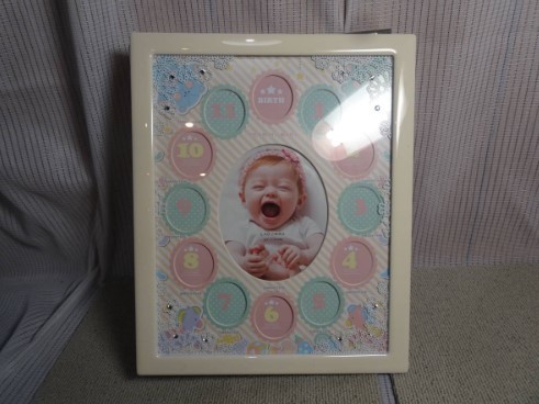  unused Rodan na12 months baby celebration of a birth present photo frame photograph gift 