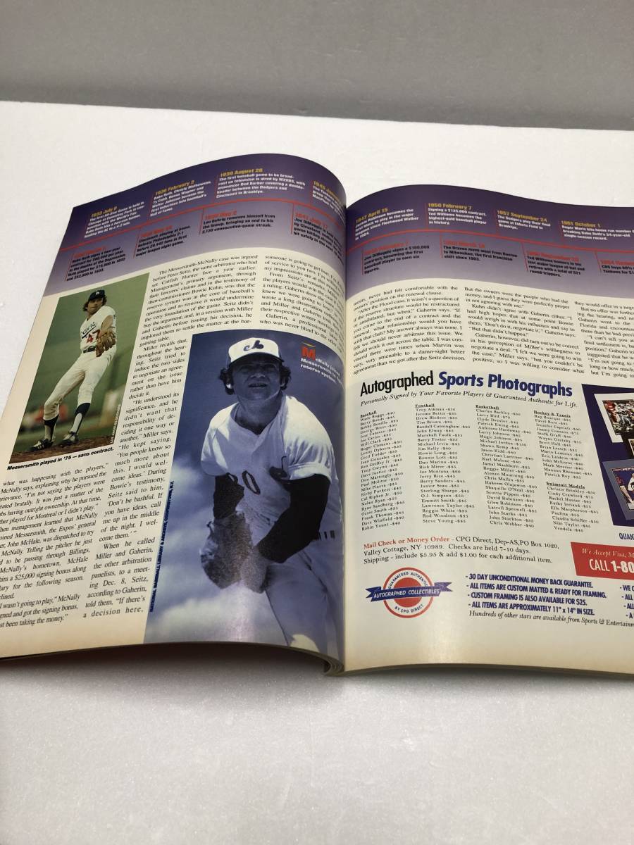 レア品 洋書★Baseball Magazine (Vol. 8, 1995) Athlon Sports. Special Collector's Edition; NM★1995年 Athlon スポーツ野球マガジン_画像7