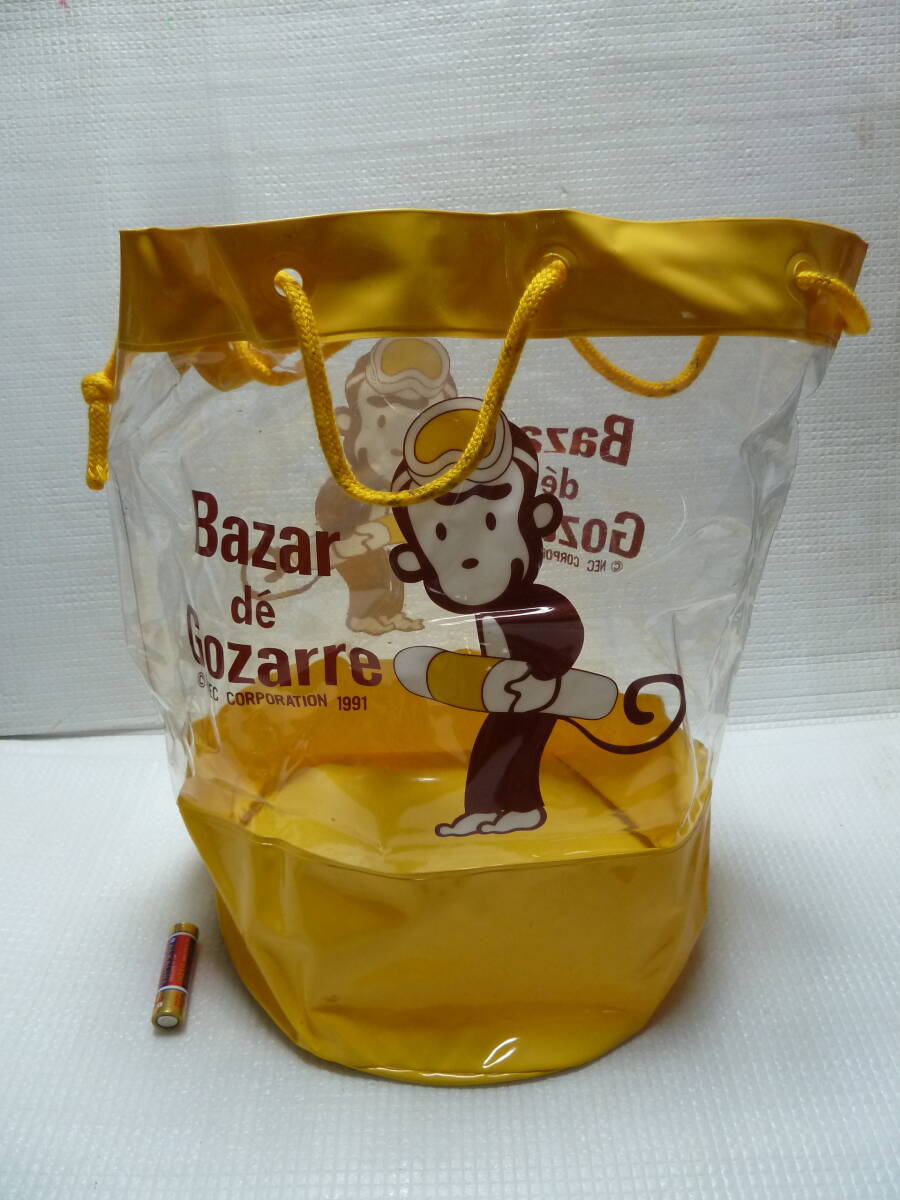 水着バッグ プールバッグ バザールでござーる Bazar de Gozarre 22cm×34.5cm_画像1