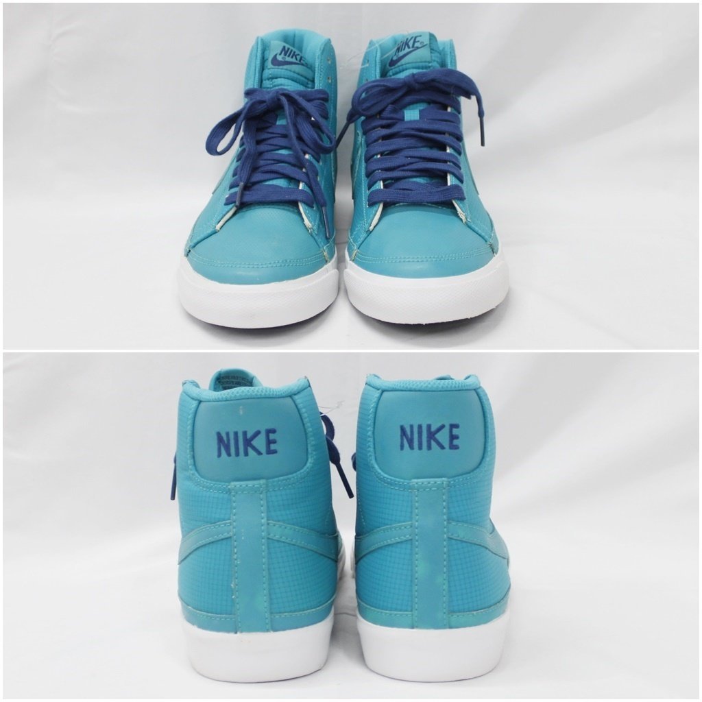 NIKE ナイキ BLAZER MID '09 ND ブレザー ミッド 371761 300 US8.5 26.5cm グリーン系色 中古品 m_z(j) m24-34446_画像6