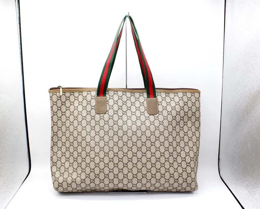 GUCCI グッチ オールドグッチ トートバッグ シェリーライン GUCCI plus グッチプラス z24-405 中古品 z_b_画像2