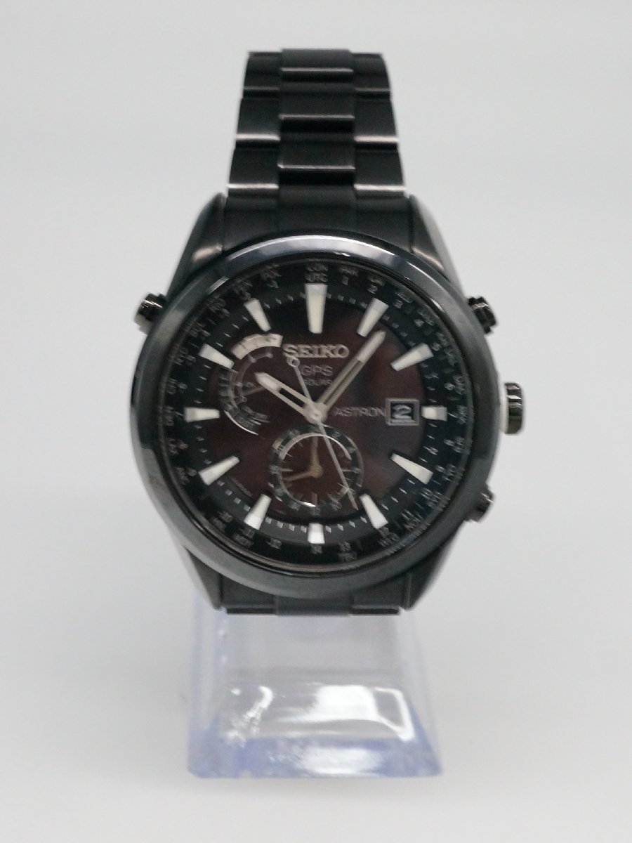 ★1スタ!【中古】 SEIKO ASTRON セイコー アストロン 腕時計 メンズ GPSソーラー 7X52-0AA0 ブラック系 m5-29654 m_w