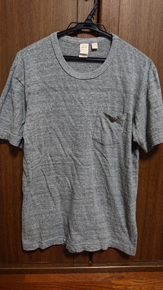 USED Barns outfitters 吊り編み Tシャツ br-11000 サイズ1(M) グレー バーンズ