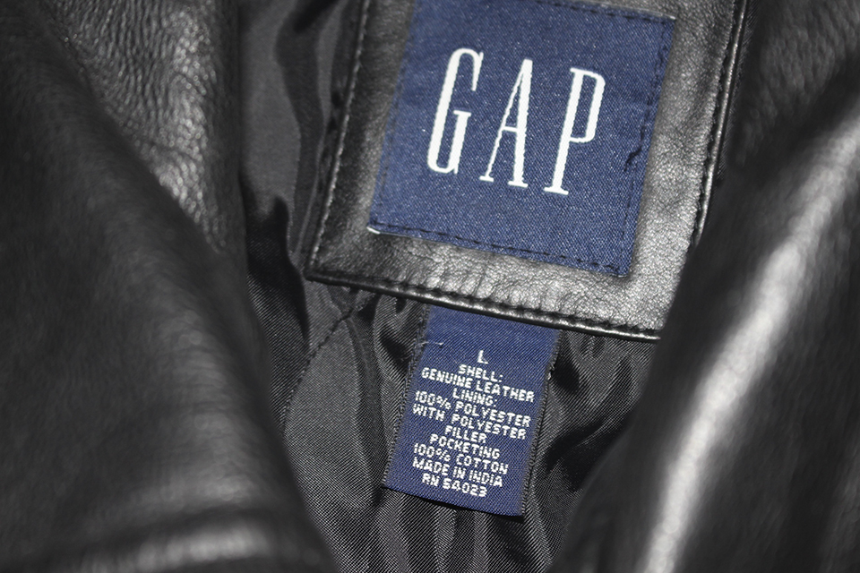 OLD GAP LEATHER JACKET SIZE L レザージャケット_画像3