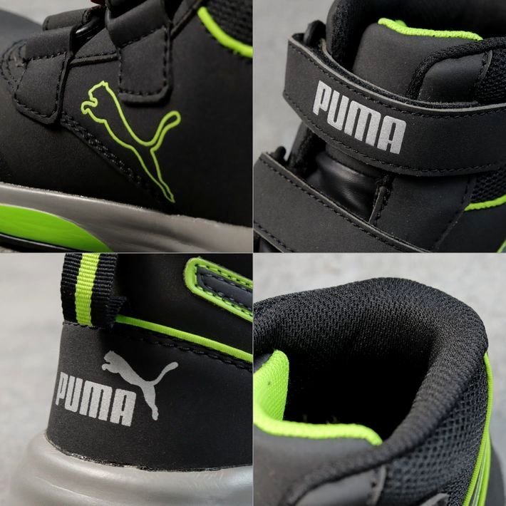 PUMA プーマ 安全靴 メンズ スニーカー シューズ Rapid Green Mid ベルクロタイプ 作業靴 63.552.0 ラピッドグリーンミッド 26.0cm / 新品_画像6