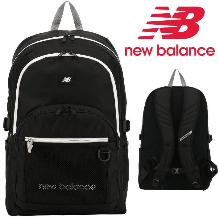 New Balance ニューバランス リュック メンズ レディース 7987199 ブランド 30L B4 通勤 LAB35720 クロシロ 新品 1円 スタート_画像1