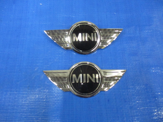 *BMW MINI mini Mini R56 original Cooper S front rear emblem front and back set letter pack post service shipping. postage 520 jpy *