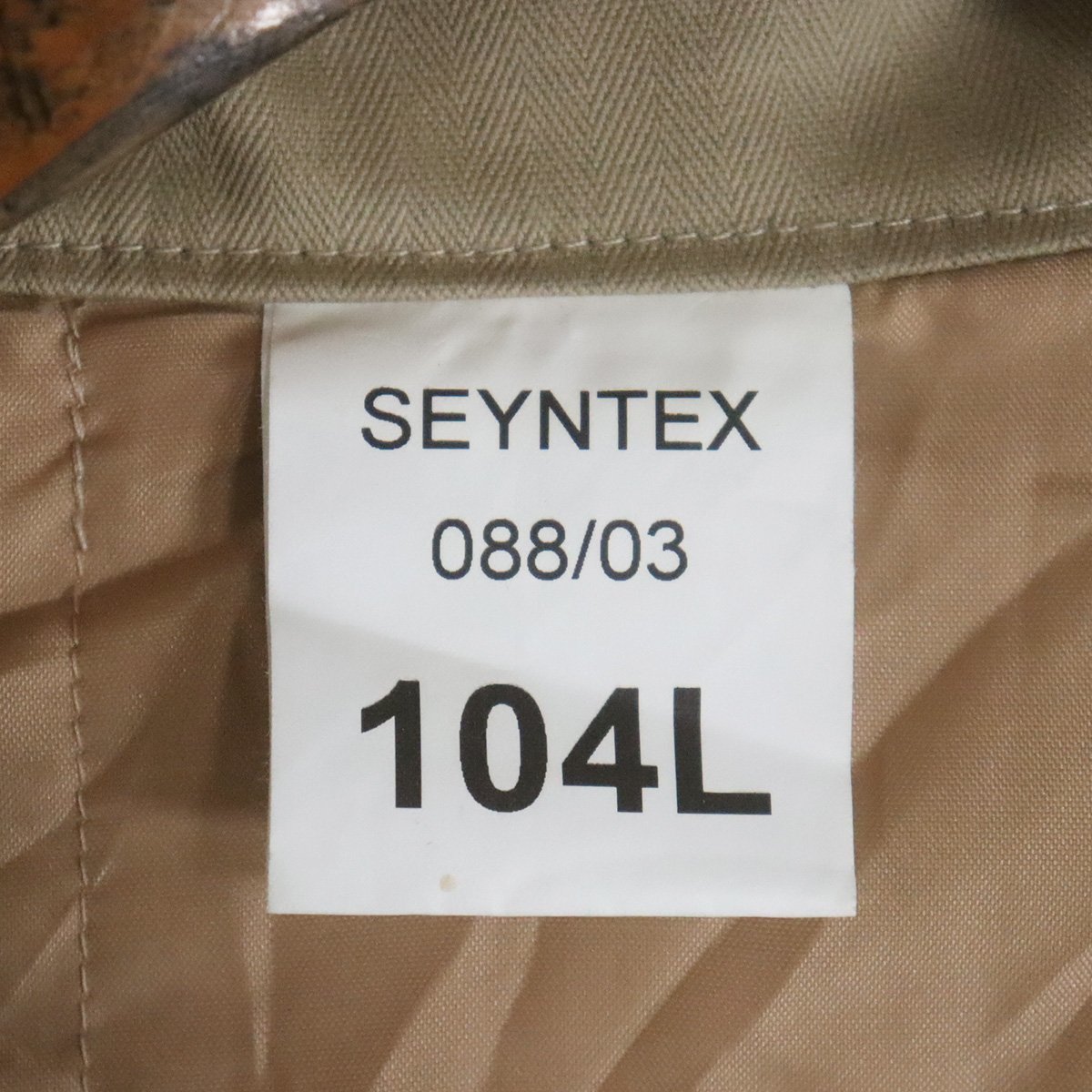 #1T/Y2.12-5　フランス軍　SEYNTEX　デザートカモ　フィールドジャケット　フライトジャケット　コンバット　フレンチ　ヴィンテージ_画像4