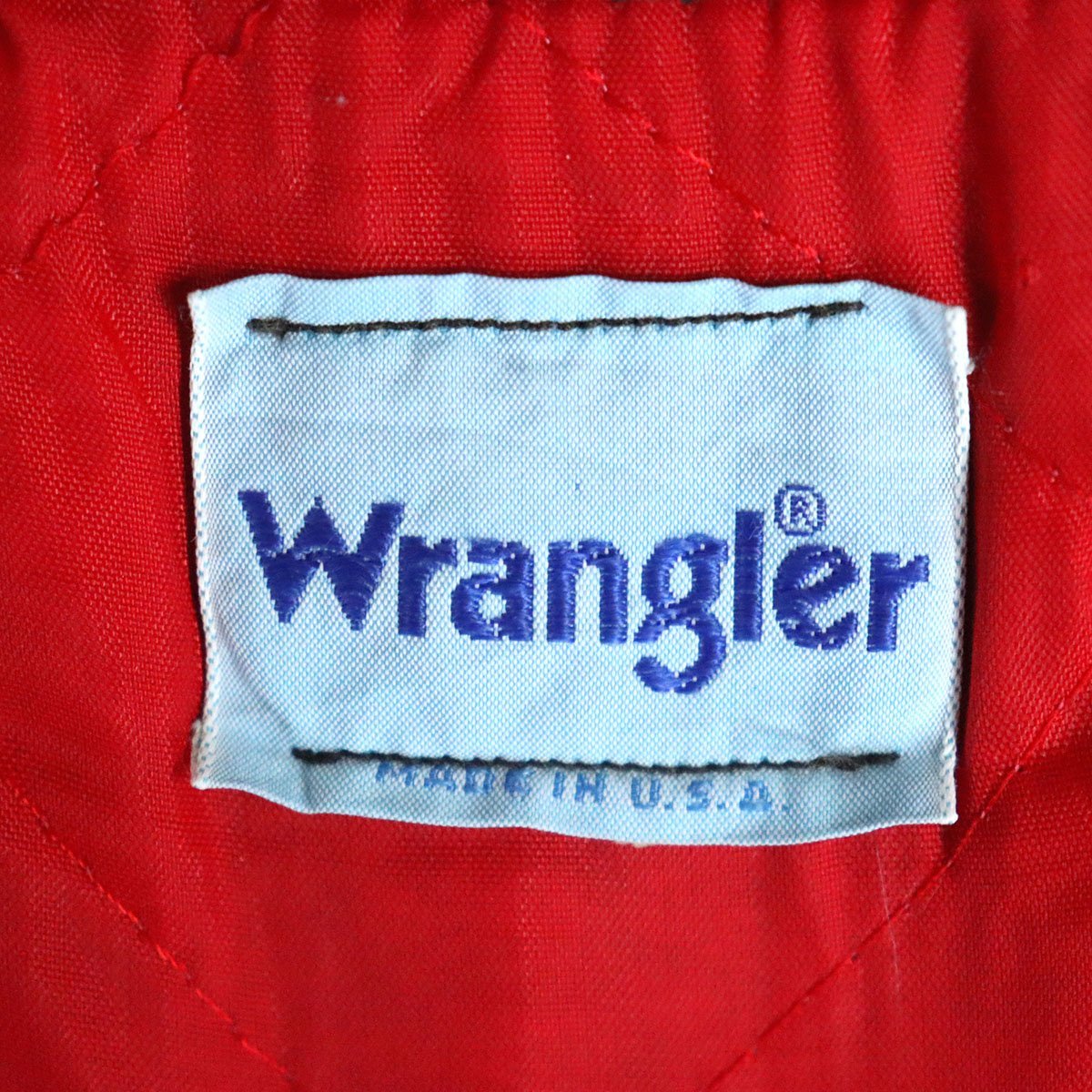 H1S/R2.15-1　USA製　Wrangler　ラングラー　オールインワン　裏キルティング　つなぎ　IDEALジッパー　ワークパンツ　ジャンプスーツ_画像7