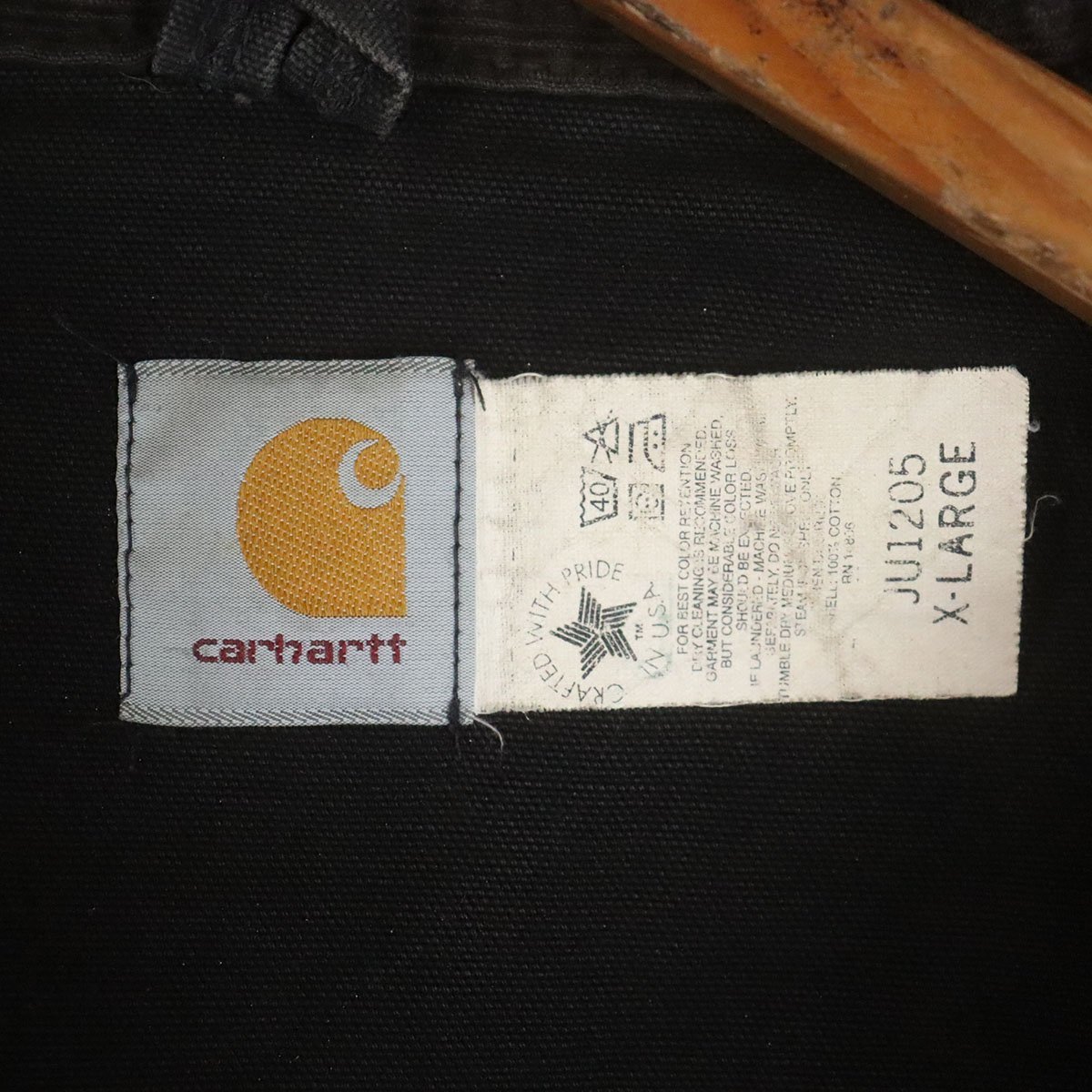 %3K/Y2.19-5　USA製　80s～　Carhartt　カーハート　デトロイトジャケット　ダックジャケット　ワークジャケット　カバーオール　_画像6