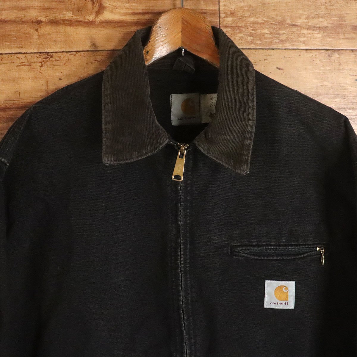 %3K/Y2.19-5　USA製　80s～　Carhartt　カーハート　デトロイトジャケット　ダックジャケット　ワークジャケット　カバーオール　_画像2