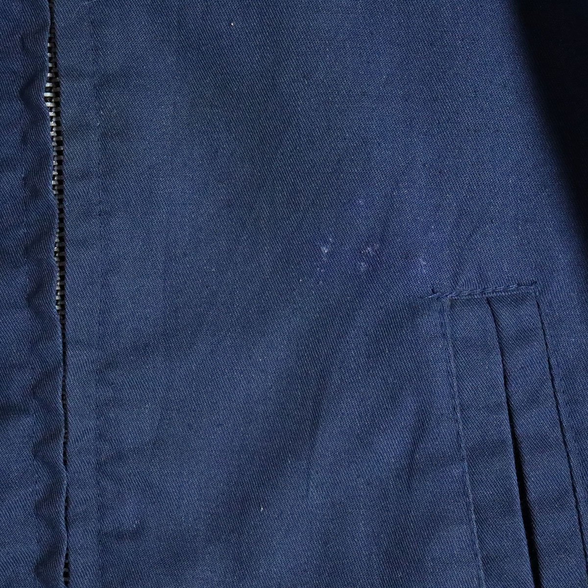 G3S/R2.19-4　70s~　ビンテージ　カナダ製　Fine club jackets　スイングトップ　ポリコットン　ドリズラー　ハリントン　TALONジッパー_画像3
