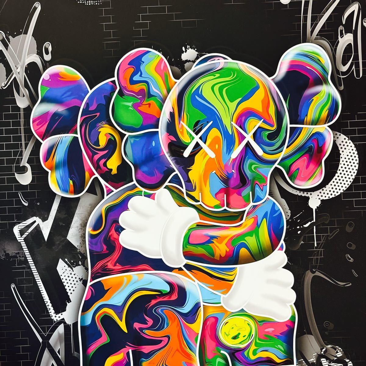 【ポスター】KAWS(カウズ)11 ベアブリック(A1サイズ)_画像5