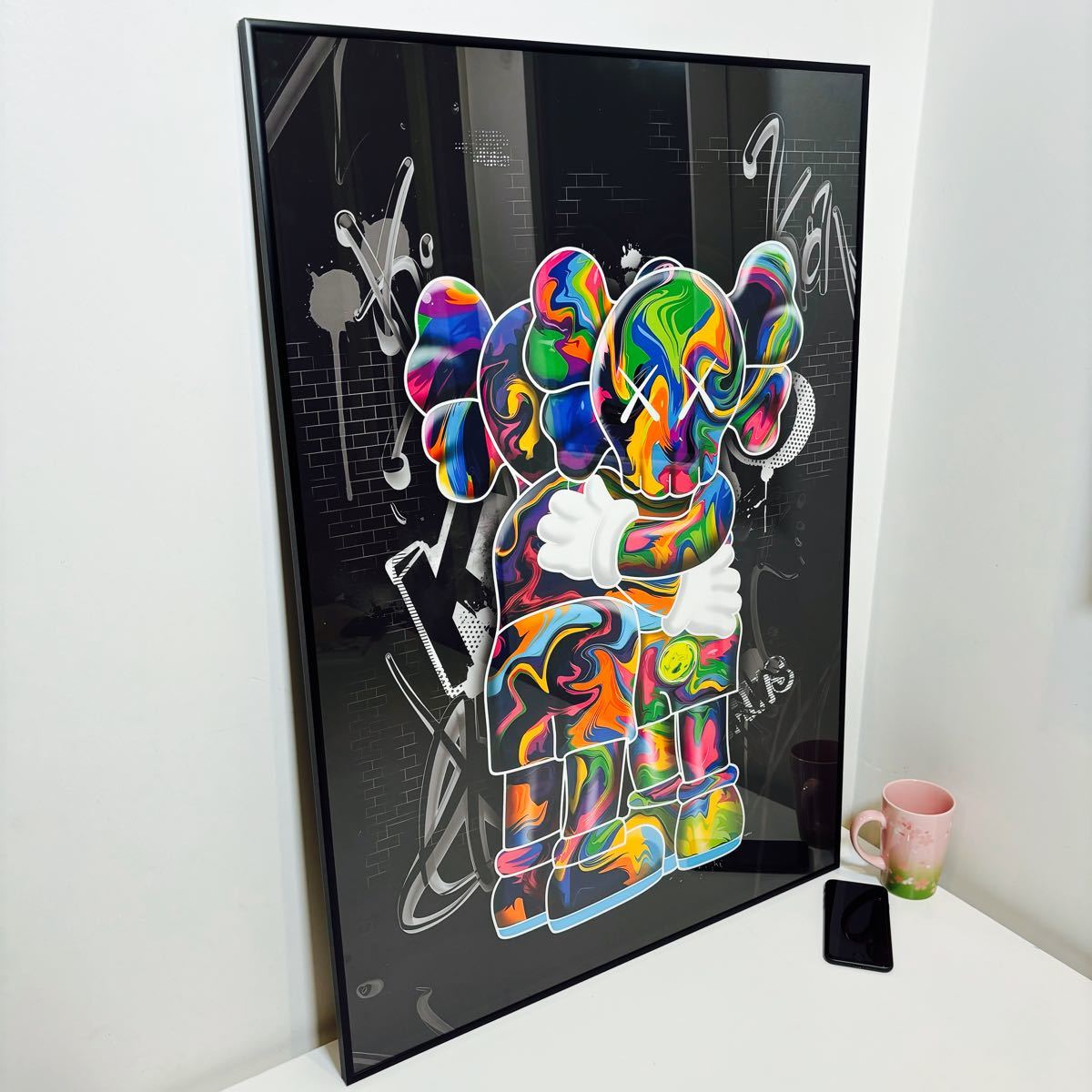 【ポスター】KAWS(カウズ)11 ベアブリック(A1サイズ)_画像1