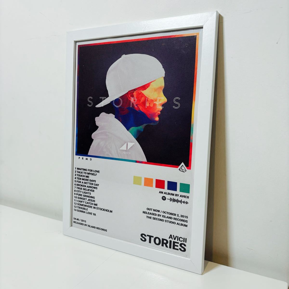 【白額付きポスター】アヴィーチー Avicii STORIES（新品）_画像1