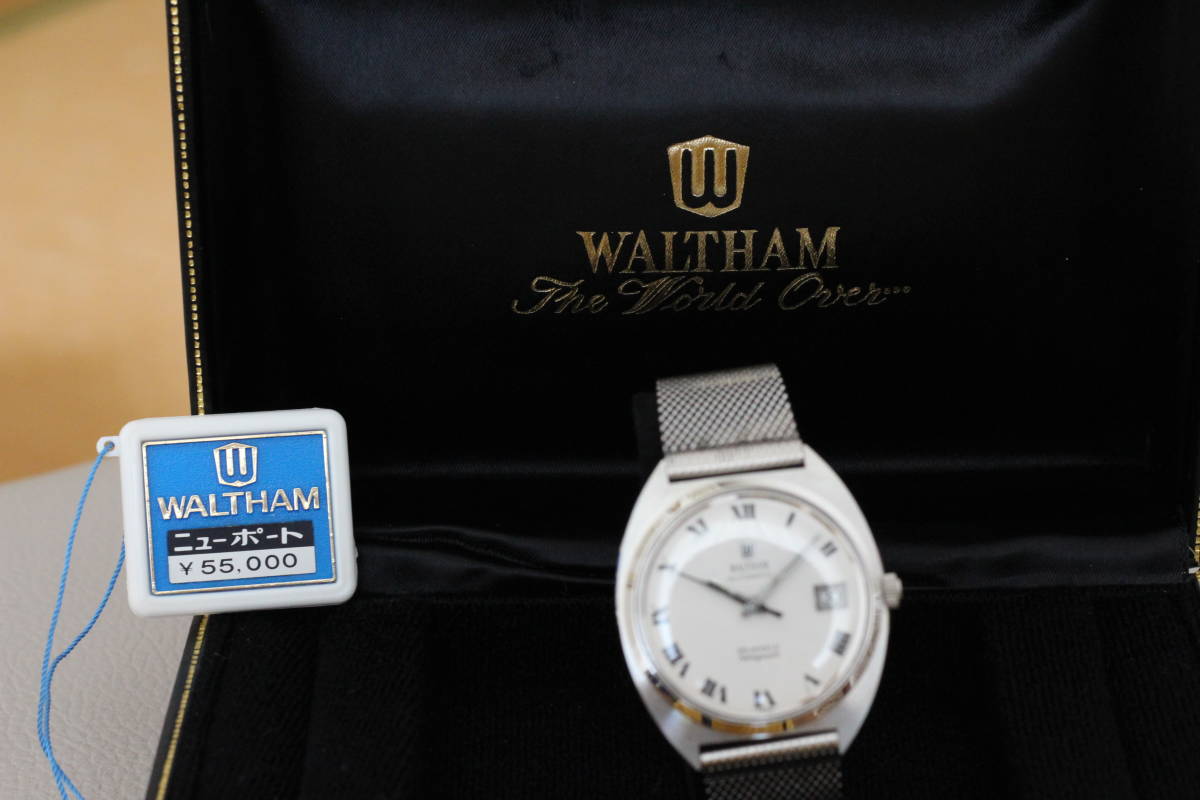  Швейцария производства неиспользуемый товар 1960 годы Waltham новый порт C линия самозаводящиеся часы мужские наручные часы Vintage античный 