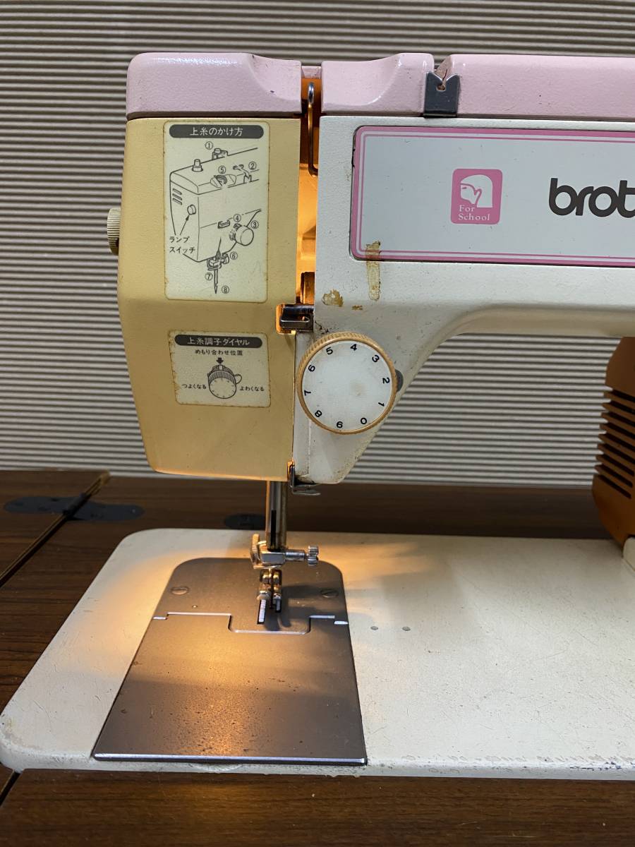  Brother sewing machine pcs sewing machine attaching HL2-B300E operation * electrification verification settled oil etc.. problem . operation -ply aged deterioration have long-term keeping goods takkyubin (home delivery service) 200 size secondhand goods [E-472]