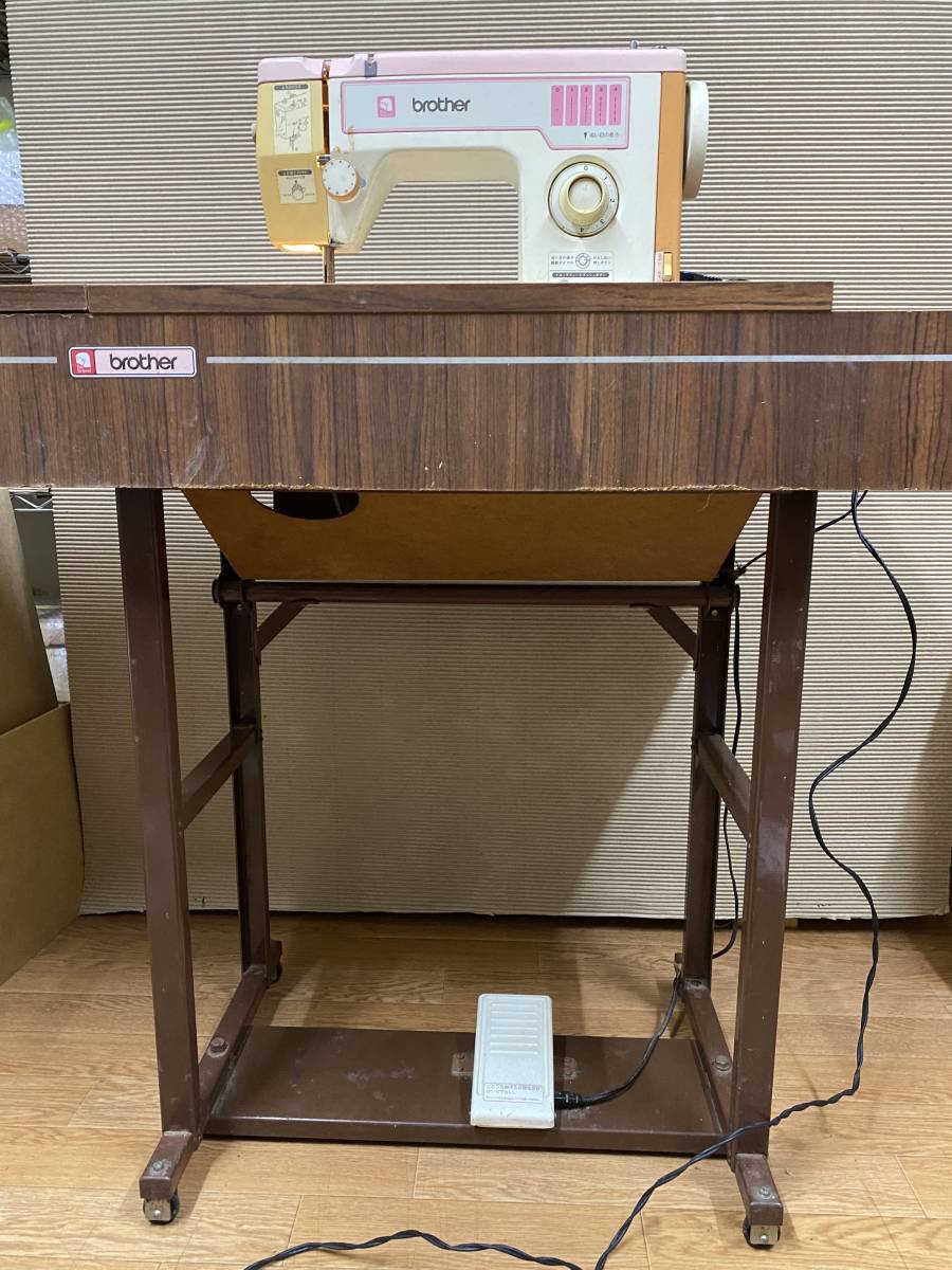  Brother sewing machine pcs sewing machine attaching HL2-B300E operation * electrification verification settled oil etc.. problem . operation -ply aged deterioration have long-term keeping goods takkyubin (home delivery service) 200 size secondhand goods [E-472]