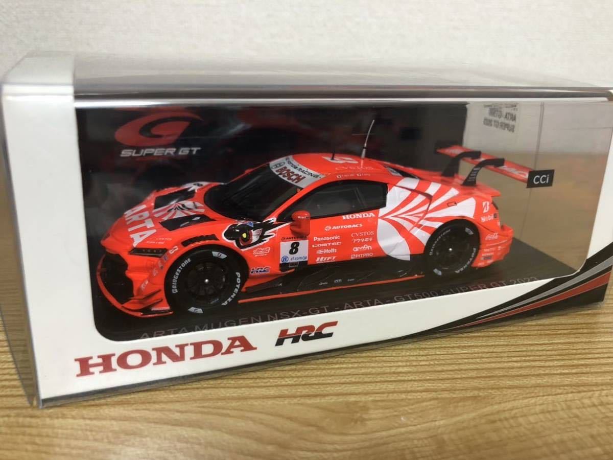 スパークモデル 1/43 ARTA 無限 NSX-GT 2023 スーパーGT GT500 #8 野尻智紀 大湯都史樹_画像1