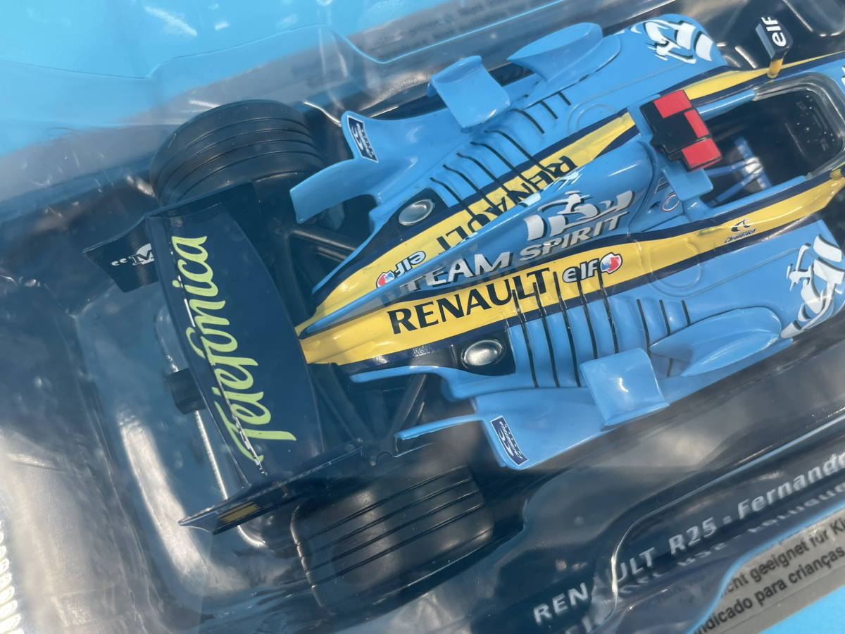 □M41【未開封】DeAGOSTINI ディアゴスティーニ 1/24 RENAULT ルノー R25 フェルナンド・アロンソ 2005 ビッグスケールF1コレクション_画像5