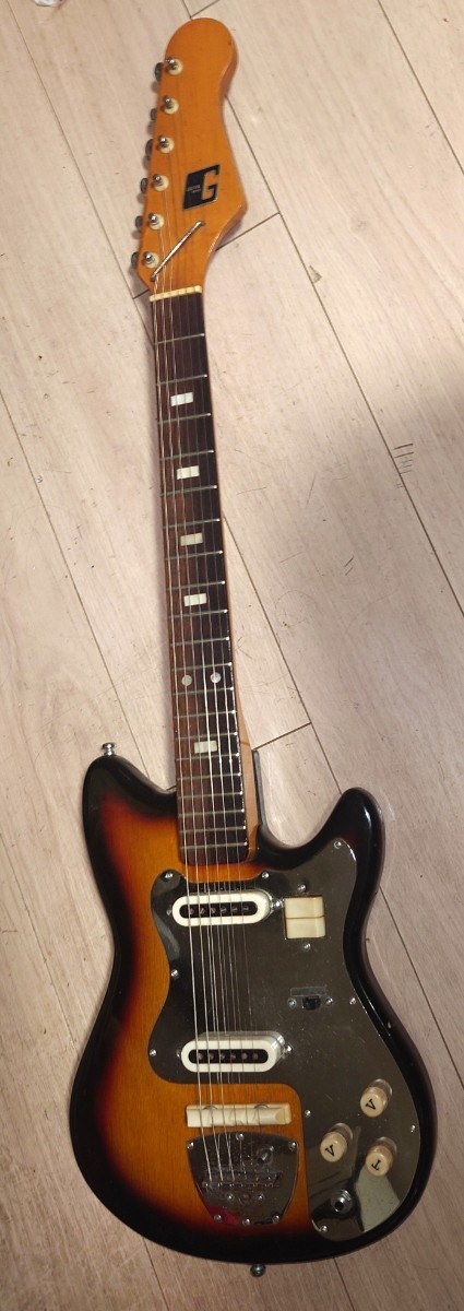 Guyatone LG-65T ジャパンヴィンテージ ビザールギター 70年代_画像2