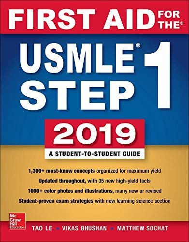 [AF19111202-7772]First Aid for the USMLE Step 1 2019 Le， Tao， M.D.、 Bhushan_画像1