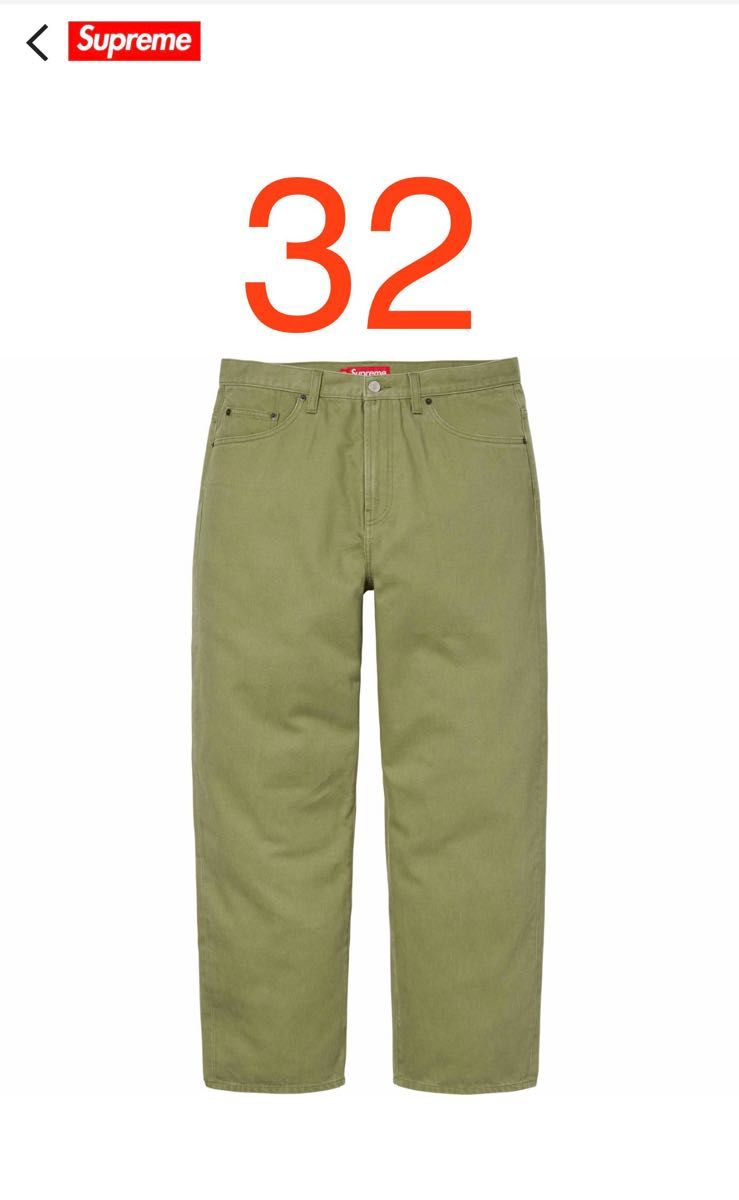 2024SS Supreme Baggy Jean バギー シュプリーム デニム 2024SS Supreme Baggy Jean バギー シュプリーム デニム
