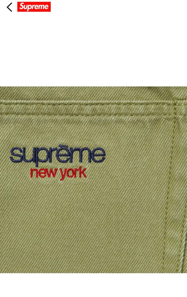 2024SS Supreme Baggy Jean バギー シュプリーム デニム 2024SS Supreme Baggy Jean バギー シュプリーム デニム