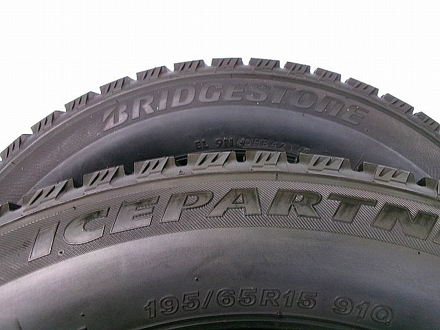 中古スタッドレス■195/65R15■2本■ブリヂストン■ICE PARTNER_画像2