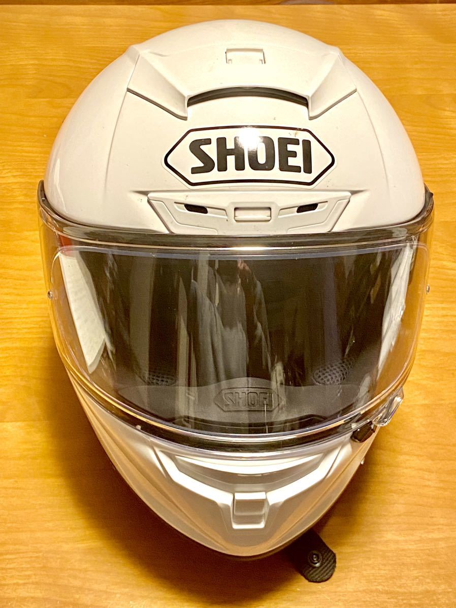 SHOEI ショウエイ X-14 X-Fourteen 2022年5月購入 概ね美品 使用僅少 Mサイズ フルフェイス 白 _画像3