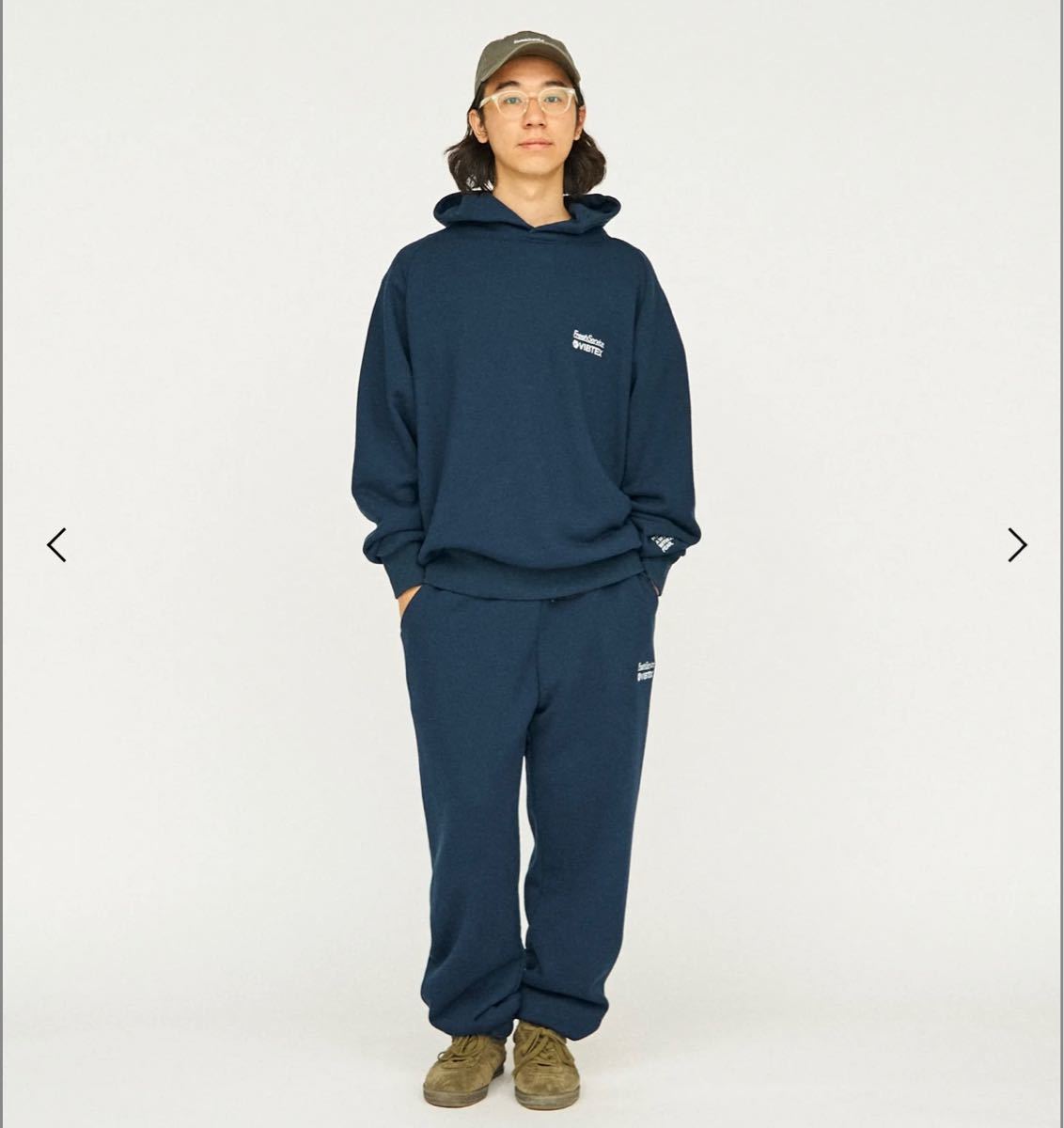 FreshService VIBTEX for FreshService SWEAT セットアップ NAVY ネイビー L ennoy SEESEE everyone S.F.C