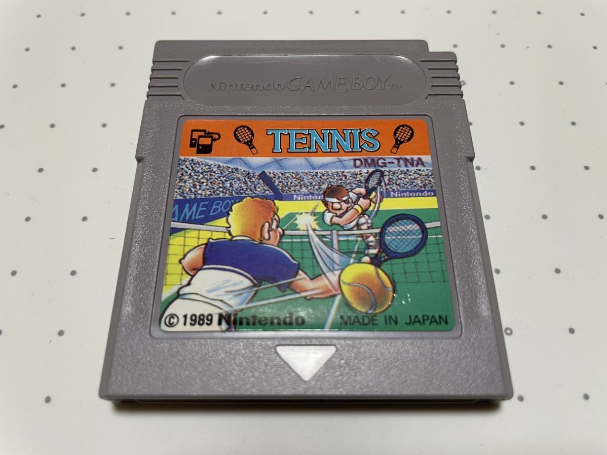 ☆GB 名作 人気作 美品 TENNIS テニス 任天堂 ニンテンドー Nintendo ☆動作確認済 端子・除菌清掃済 同梱可_画像1