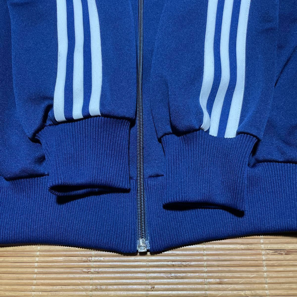  прекрасный товар 80s adidas descente Adidas Descente джерси спортивная куртка грузовик верх темно-синий темно-синий M 4 номер Vintage Old 70s